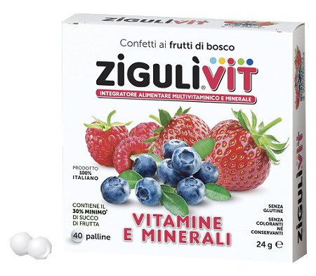 ZIGULI VIT FRUTTIBOSCO 40 CONFETTI - Farmaciacarpediem.it