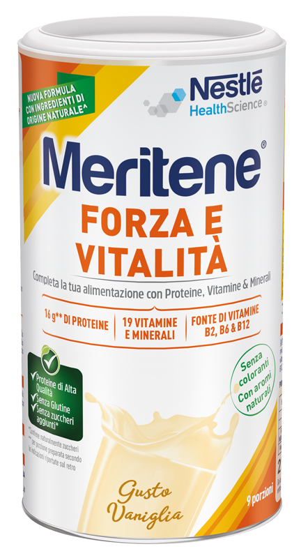 MERITENE FORZA E VITALITA' VANIGLIA 270 G - Farmaciacarpediem.it