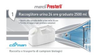 CONTENITORE URINA 24 ORE MEDIPRESTERIL - Farmaciacarpediem.it