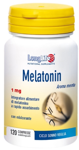 LONGLIFE MELATONIN 1 MG 120 COMPRESSE - Farmaciacarpediem.it