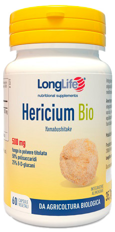 LONGLIFE HERICIUM BIO 60 CAPSULE VEGETALI - Farmaciacarpediem.it
