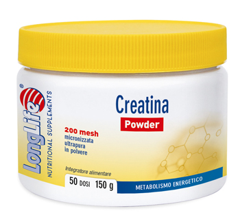 LONGLIFE CREATINA POWDER 150 G - Farmaciacarpediem.it