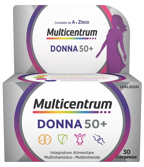 MULTICENTRUM DONNA 50+ 30 COMPRESSE - Farmaciacarpediem.it
