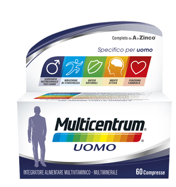 MULTICENTRUM UOMO 60 COMPRESSE  - Farmaciacarpediem.it