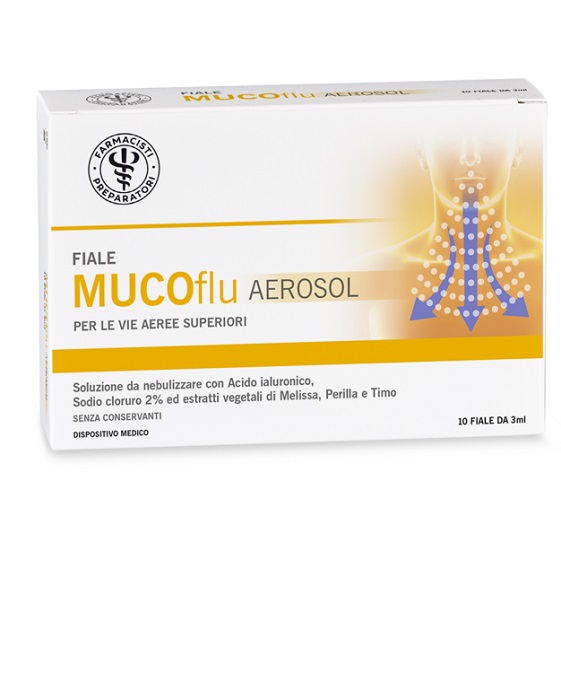 LFP AEROSOL LFP MUCOFLU SOLUZIONE IPERTONICA 10 FIALE MONODOSE DA 3 ML - Farmaciacarpediem.it