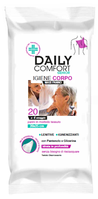 DAILY COMFORT SENIOR PANNI IGIENE CORPO 24 PEZZI - Farmaciacarpediem.it