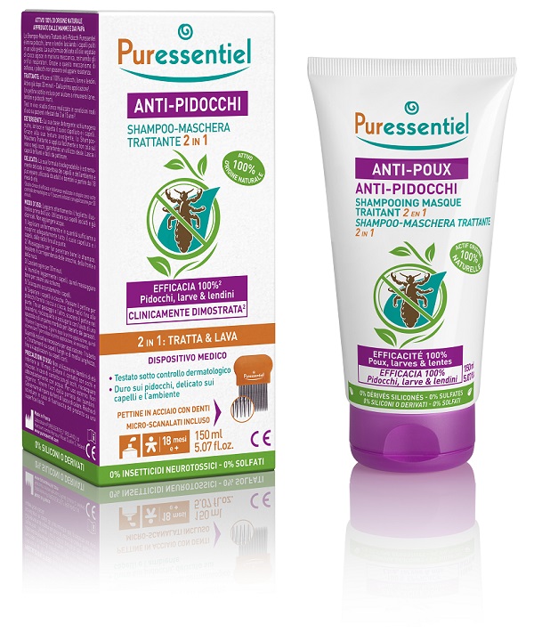 PURESSENTIEL SHAMPOO TRATTANTE ANTI-PIDOCCHI 150 ML - Farmaciacarpediem.it