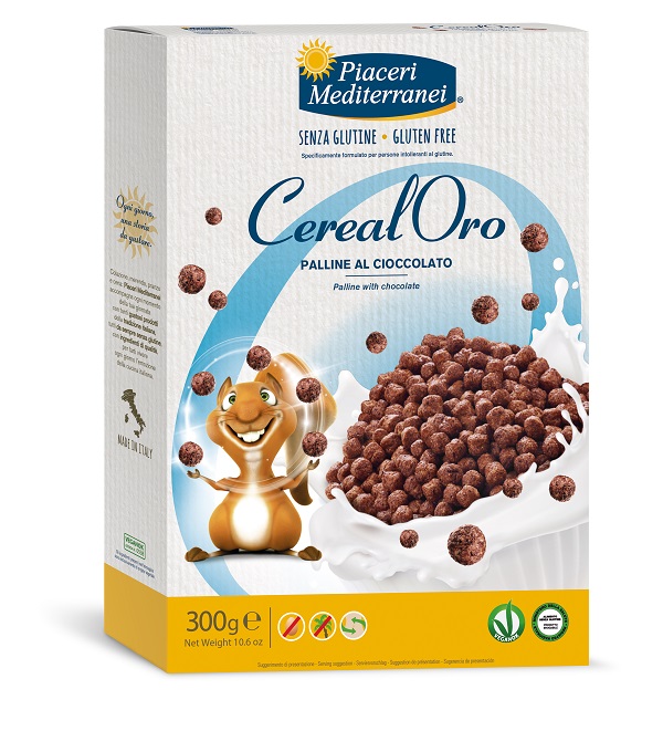 PIACERI MEDITERRANEI CEREALORO PALLINE CIOCCOLATO 300 G - Farmaciacarpediem.it