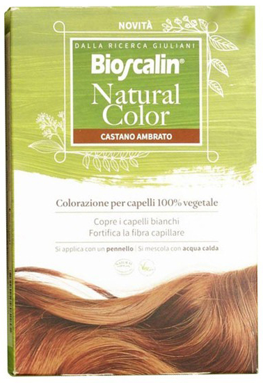 BIOSCALIN NATURAL COLOR CASTANO AMBRATO 70 G - Farmaciacarpediem.it