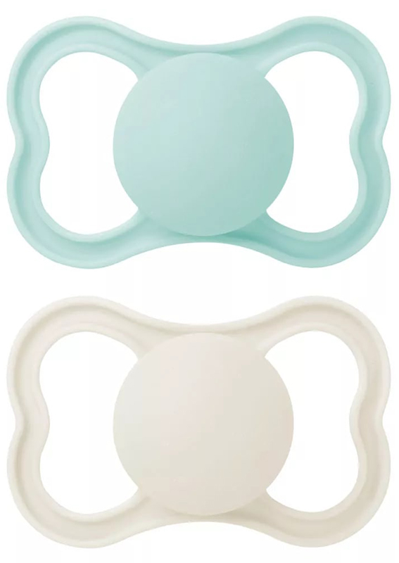 MAM AIR SUCCHIETTO 16+ MESI SILICONE NEUTRO 2 PEZZI - Farmaciacarpediem.it