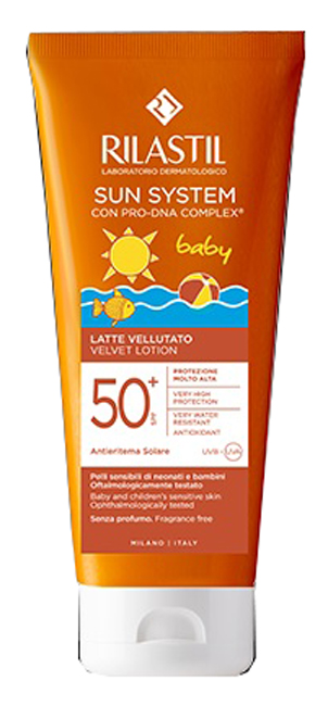 RILASTIL SUN PPT SPF 50+ BABY LATTE VELLUTO 200 ML - Farmaciacarpediem.it