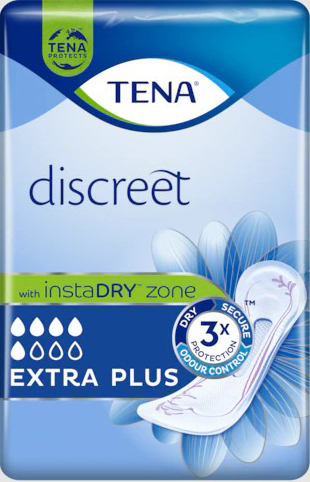 ASSORBENTE INCONTINENZA LEGGERA TENA DISCREET EXTRA PLUS 16 PEZZI - Farmaciacarpediem.it