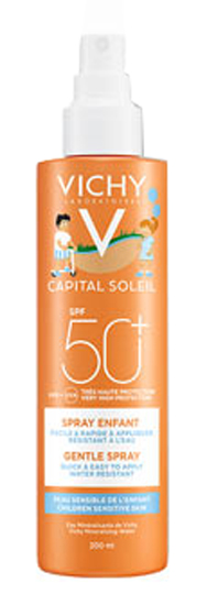 CAPITAL SOLEIL SPRAY KID WATER RESIST 50+ 200 ML - Farmaciacarpediem.it