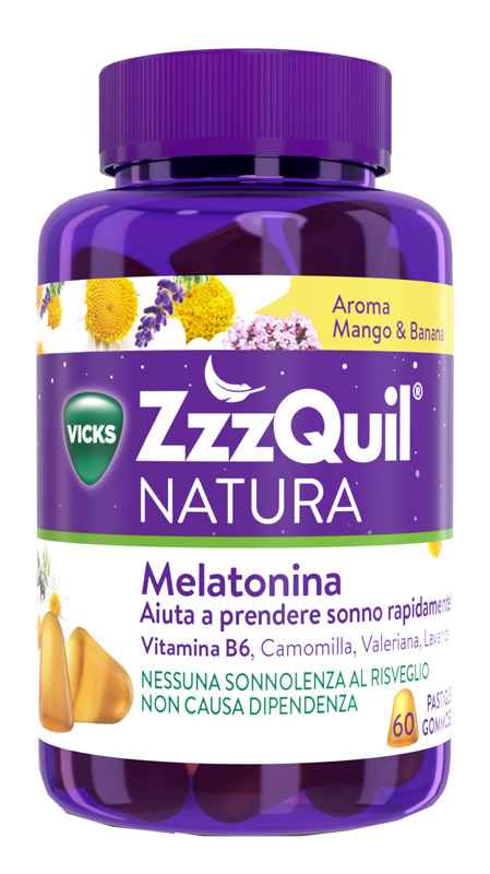 ZZZQUIL NATURA MANGO & BANANA 60 PASTIGLIE GOMMOSE - Farmaciacarpediem.it