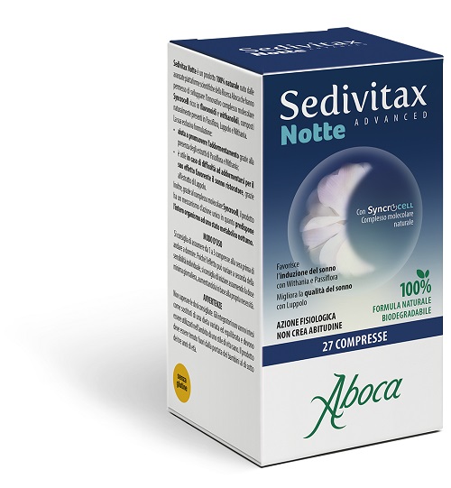SEDIVITAX NOTTE ADVANCED 27 COMPRESSE - Farmaciacarpediem.it